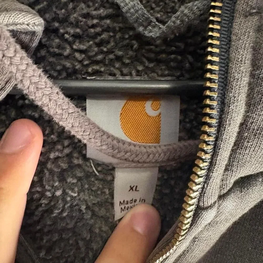 Carhartt gray sherpa